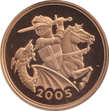 2005 GOLD DOUBLE SOVEREIGN ( PROOF )