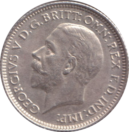 1929 SIXPENCE ( BU )