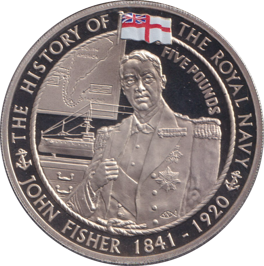 2009 JOHN FISHER FIVE POUND BAILIWICK OF JERSEY