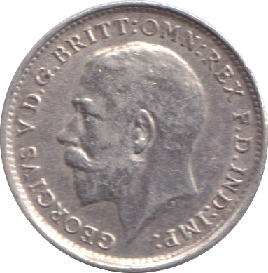 1916 THREEPENCE ( VF )
