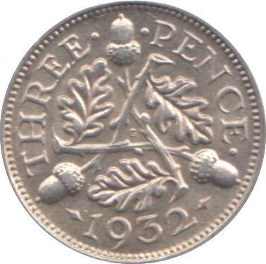 1932 THREEPENCE ( UNC )