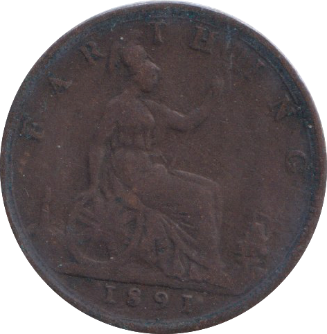 1891 FARTHING ( FINE )