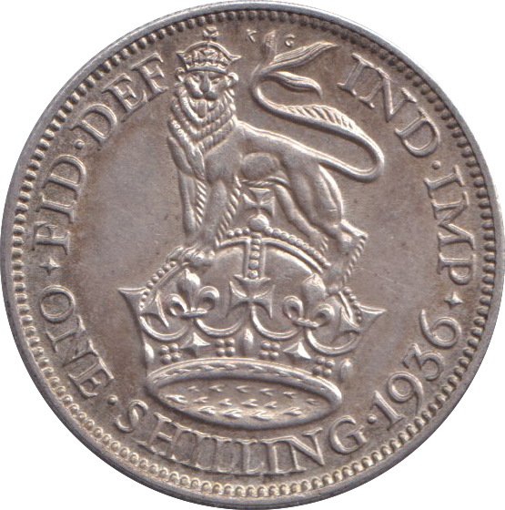 1936 SHILLING ( UNC ) ENGLISH 2