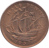 1937 HALFPENNY ( UNC ) 2