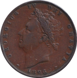 1826 FARTHING ( VF )