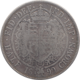 1899 HALFCROWN ( NF )