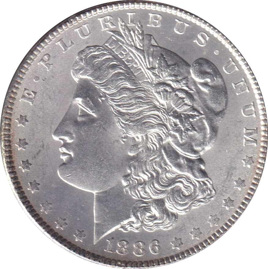 1886 SILVER DOLLAR USA