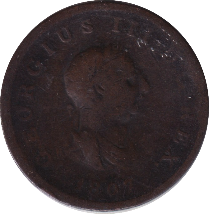 1807 HALFPENNY ( NF )