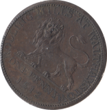 1812 WALTHAMSTON PENNY TOKEN