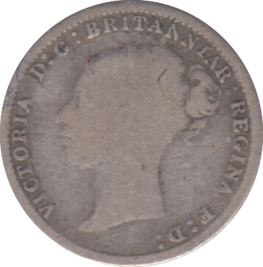1881 THREEPENCE ( NF )