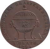 1794 BATH HALFPENNY TOKEN
