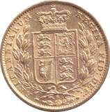 1871 GOLD SOVEREIGN ( GVF )
