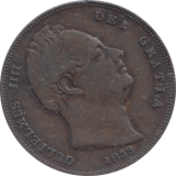 1835 FARTHING ( VF )