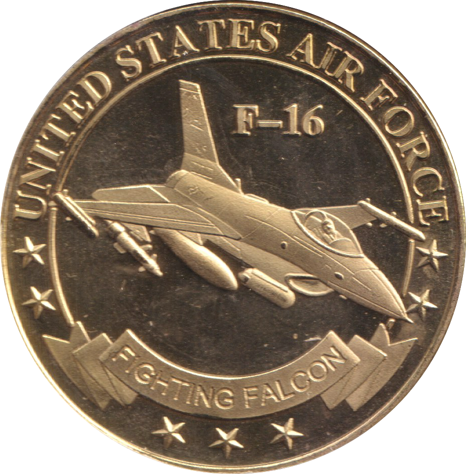 2002 TOKEN F-16 FIGHTING FALCON USA