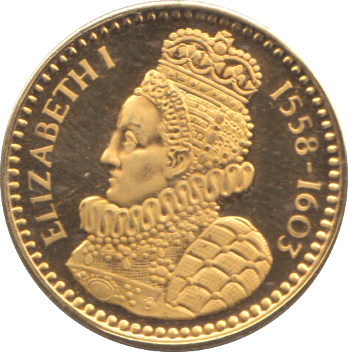 2012 SILVER PROOF OUR ROYAL SOVEREIGNS ELIZABETH I