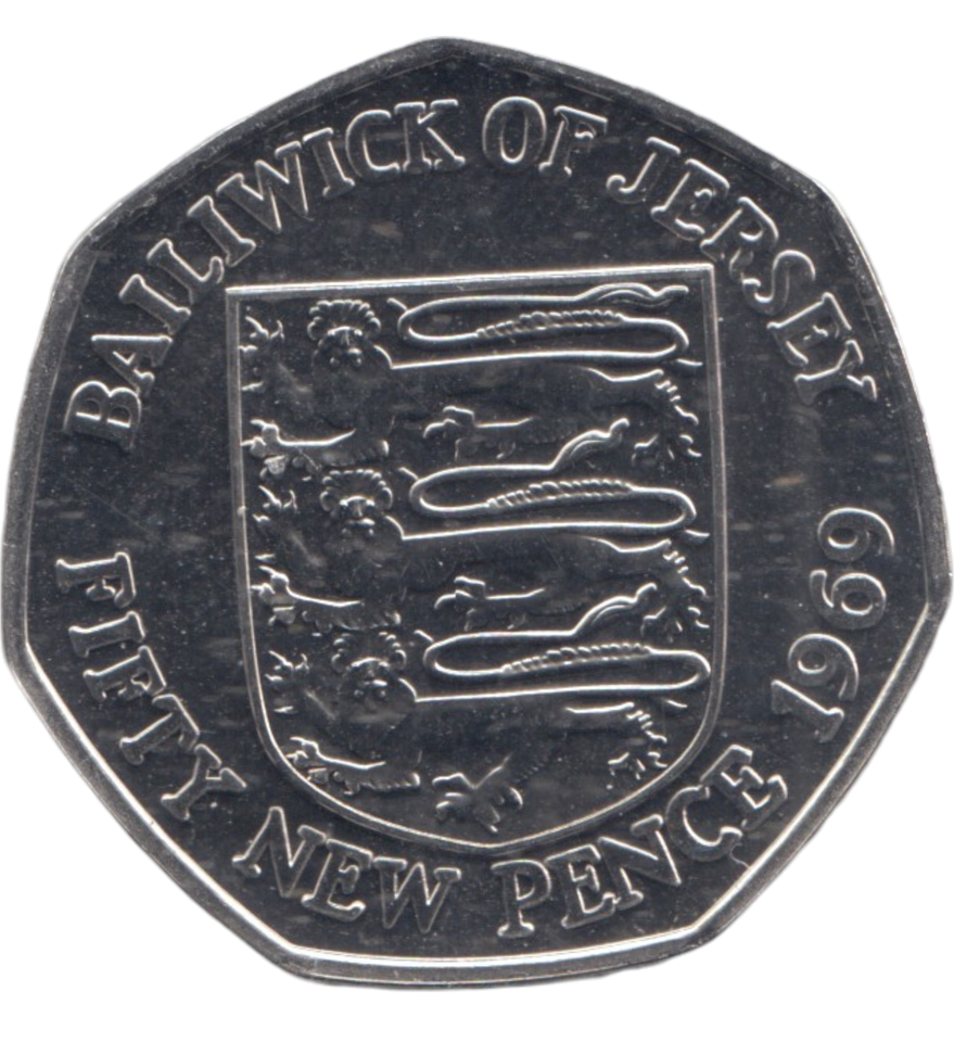 2019 50 PENCE FIFTY NEW PENCE 1969 ( BU )