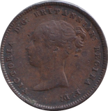 1844 HALF FARTHING ( GVF )