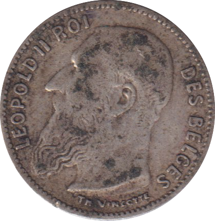 1909 50 CENTS BELGIUM