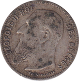 1909 50 CENTS BELGIUM