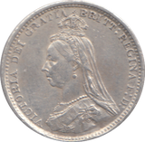 1889 THREEPENCE ( GVF )