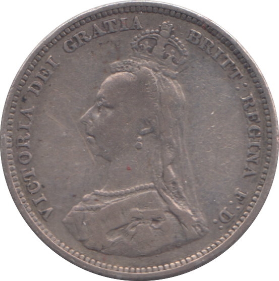 1888 SHILLING ( FINE )