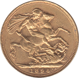 1894 SOVEREIGN SYDNEY MINT ( EF )