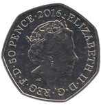 2016 50 PENCE PETER RABBIT