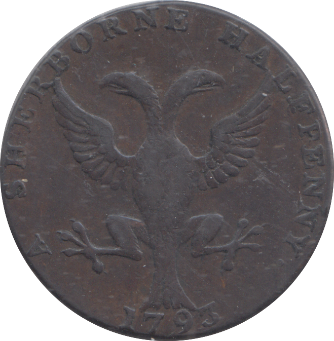 1793 SHERBORNE HALFPENNY TOKEN