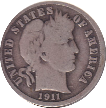 1911 SILVER DIME USA