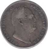 1834 SIXPENCE ( FINE )