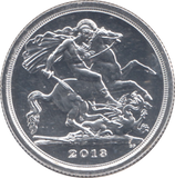2018 SILVER PROOF SOVEREIGN TWENTY POUNDS