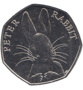 2016 50 PENCE PETER RABBIT