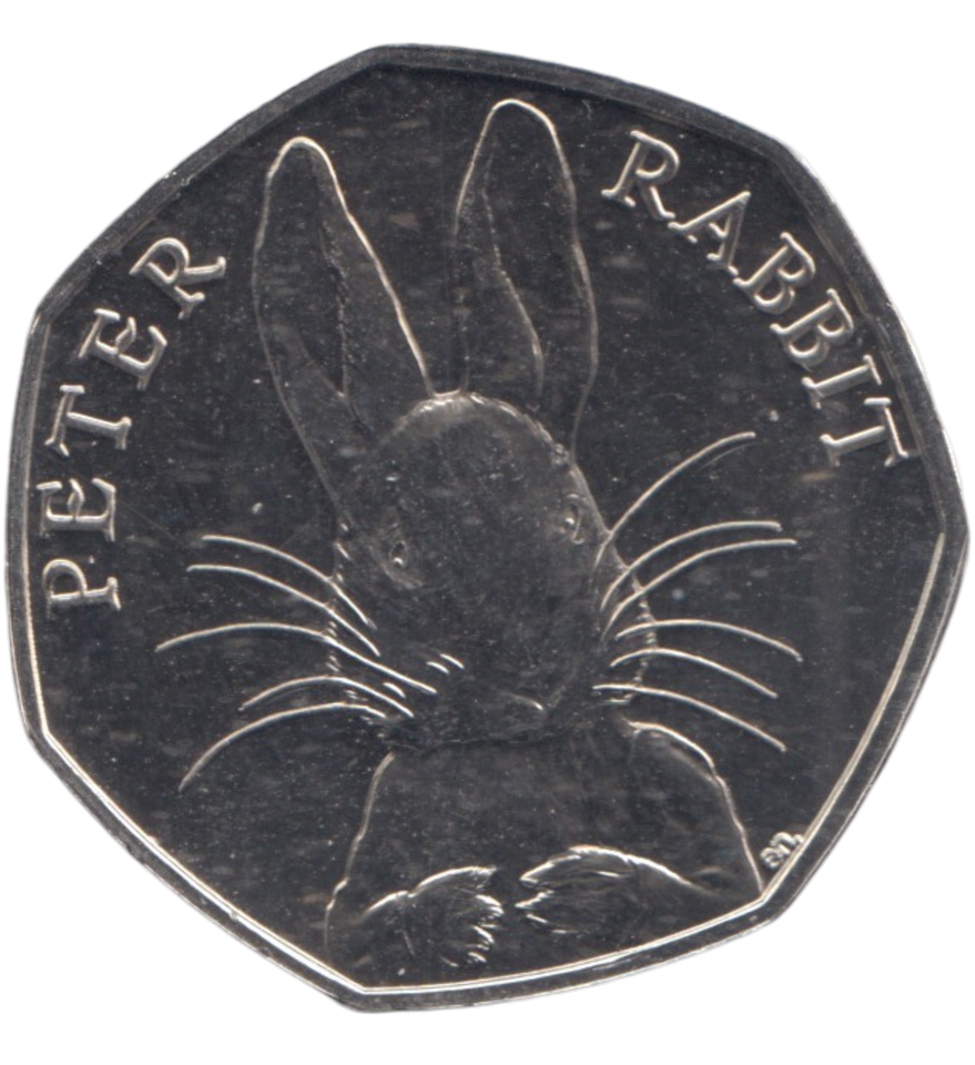2016 50 PENCE PETER RABBIT