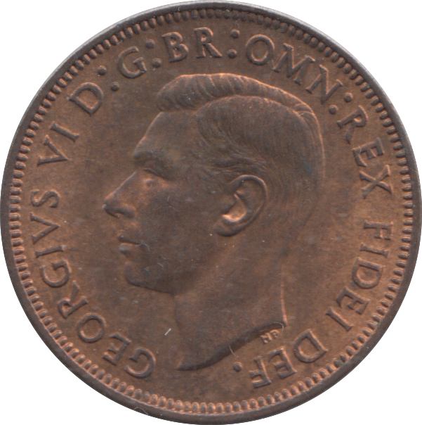 1949 HALF PENNY ( UNC )