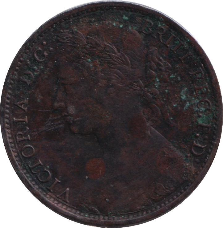 1875 PENNY ( EF )