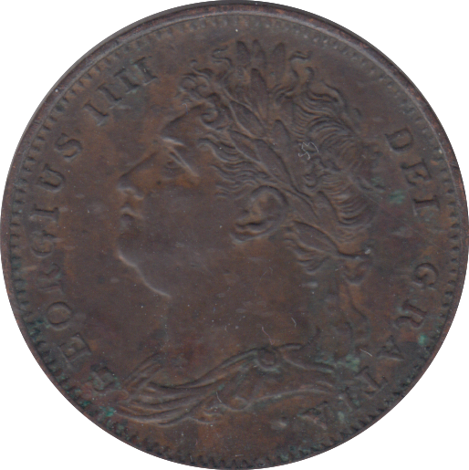 1822 FARTHING ( EF )