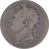 1823 HALFCROWN ( GF )