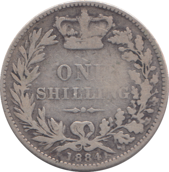 1884 SHILLING ( NF )