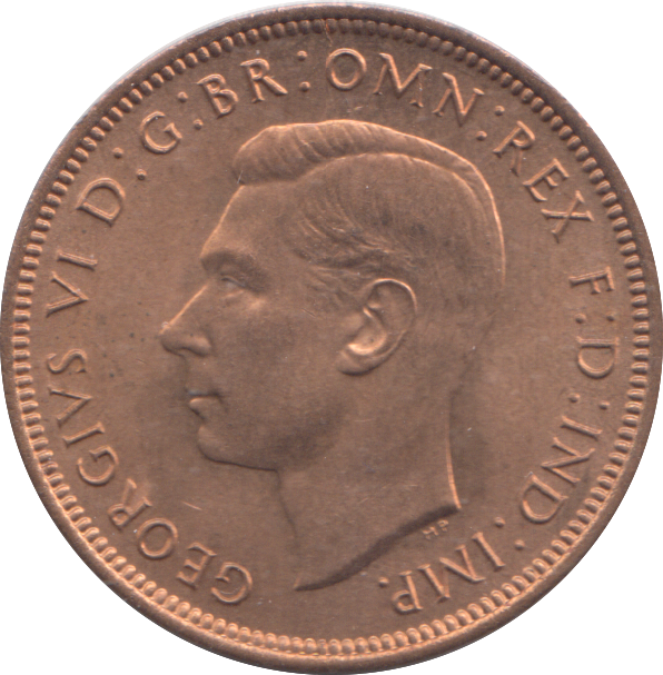 1947 HALF PENNY ( UNC )