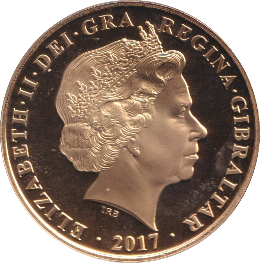 2017 ELIZABETH II COMMEMORATIVE CROWN GIBRALTAR
