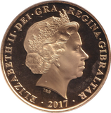 2017 ELIZABETH II COMMEMORATIVE CROWN GIBRALTAR