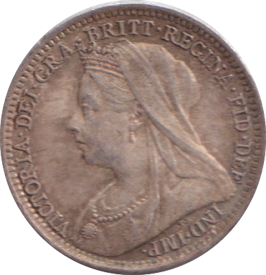 1900 THREEPENCE ( GF )