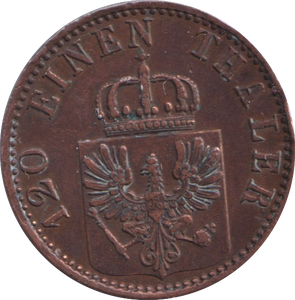 1867 3 PFENNIG PRUSSIA