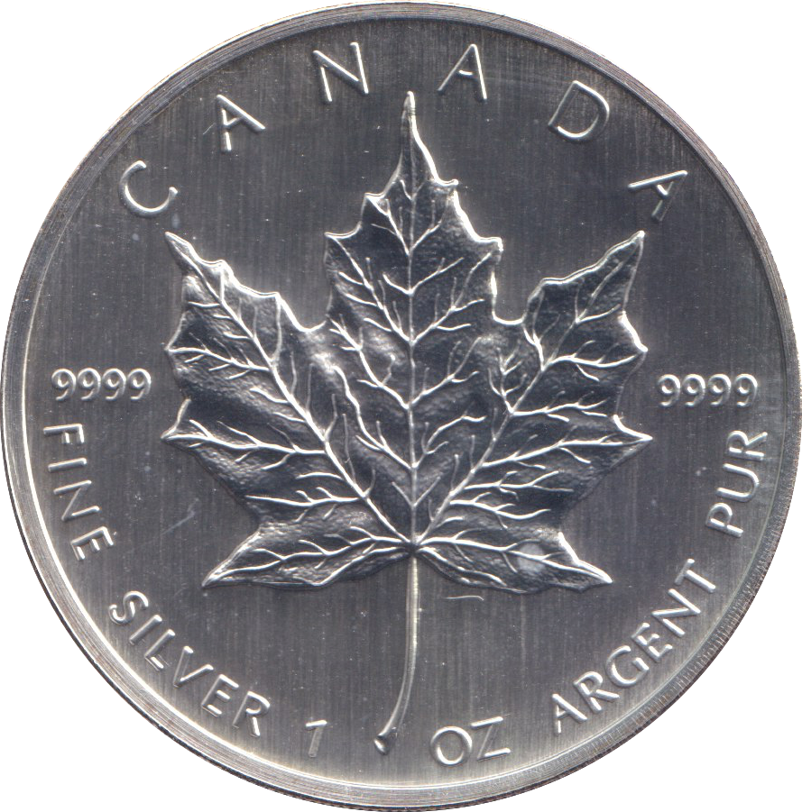 2006 1 OZ .999 FINE SILVER 5 DOLLARS CANADA