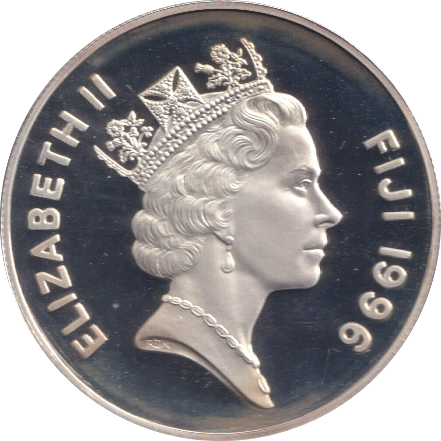 1999 SILVER PROOF TEN DOLLAR FIJI