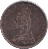 1890 MAUNDY TWOPENCE ( GVF )
