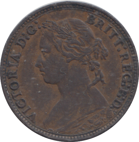 1879 FARTHING ( VF )