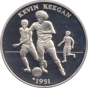 1996 SILVER PROOF KEVIN KEEGAN EUROPEAN FOOTBALL CHAMPIONSHIP