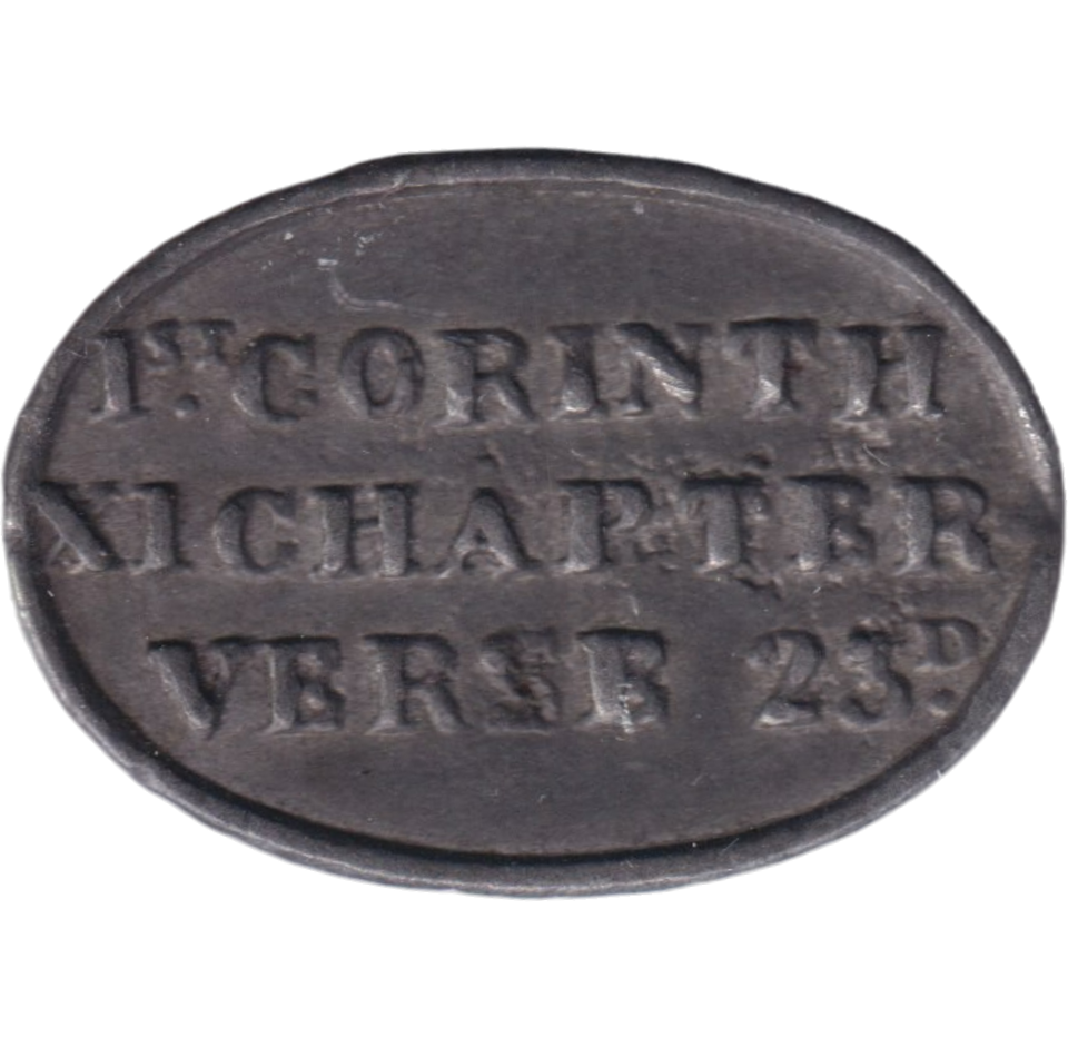 1828 PEW TOKEN J.R M&SYELL SCOTLAND