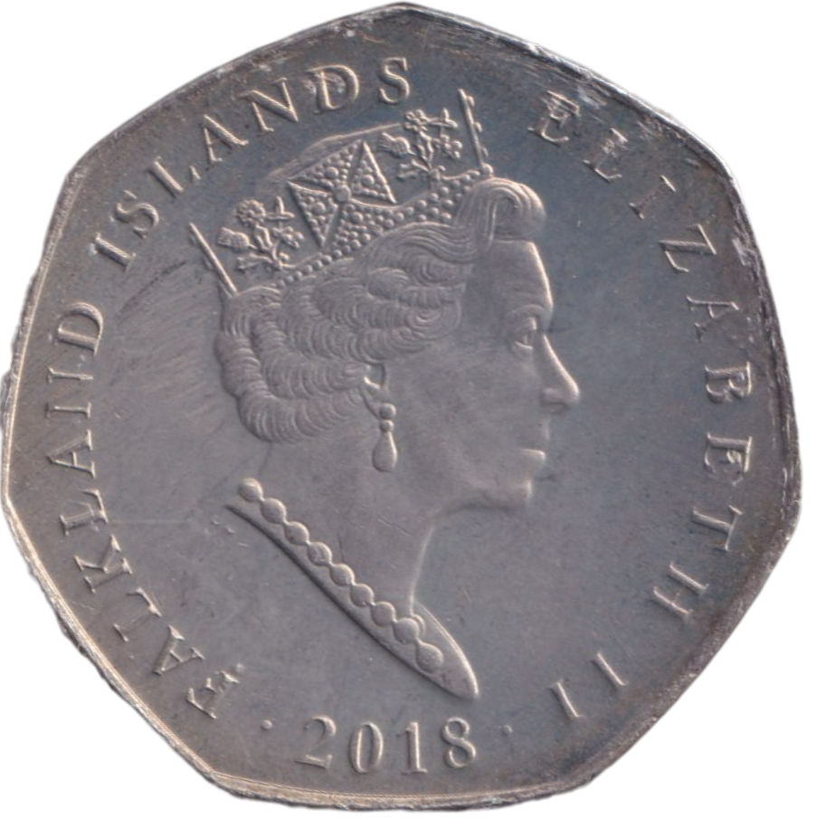 2018 MAGELLANIC PENGUIN 50P FALKLAND ISLANDS